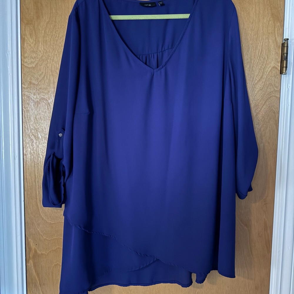 Apt. 9 Royal Blue Women's Blouse